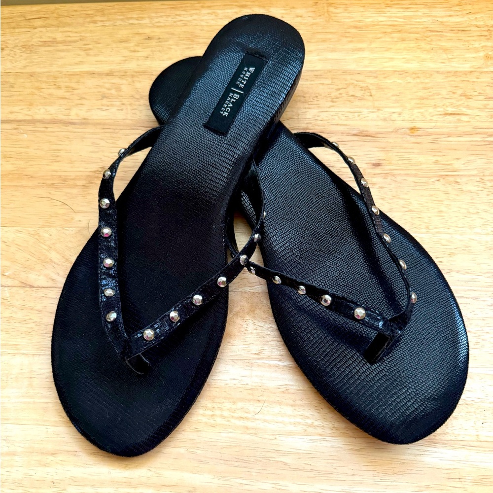WHBM Studded Sandals/Flip Flops